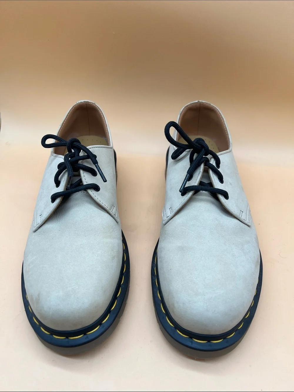 Dr. Martens 1461 in Pale Olive suede 8 uk men 9 women 10